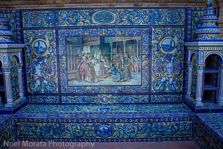 Exploring the Symbolism of Azulejos at Plaza de España