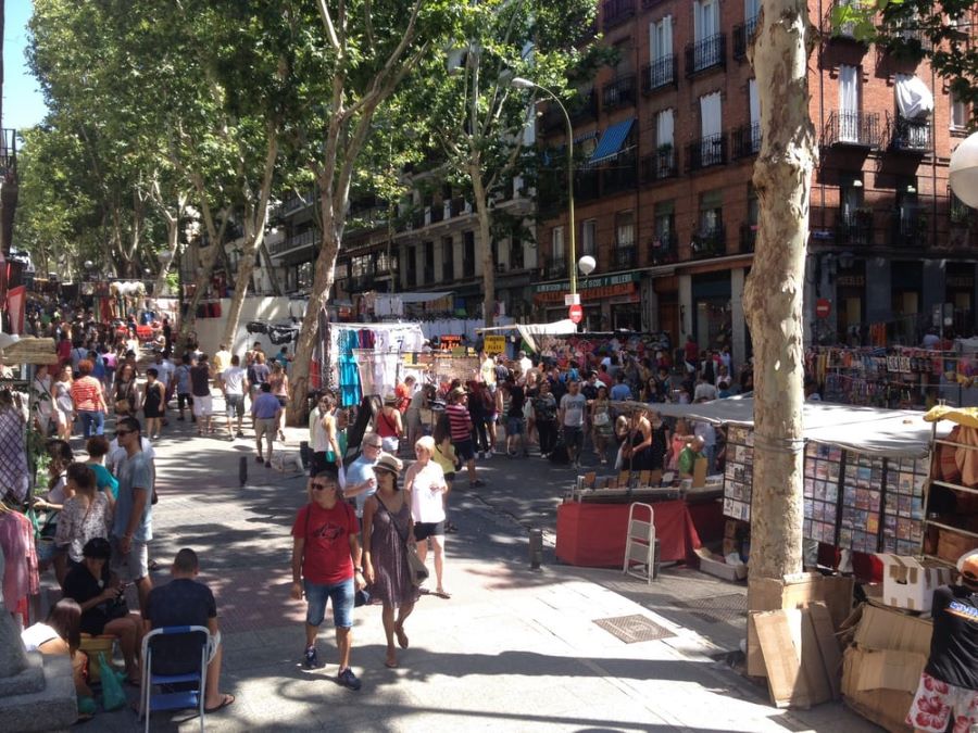 El Rastro Flea market