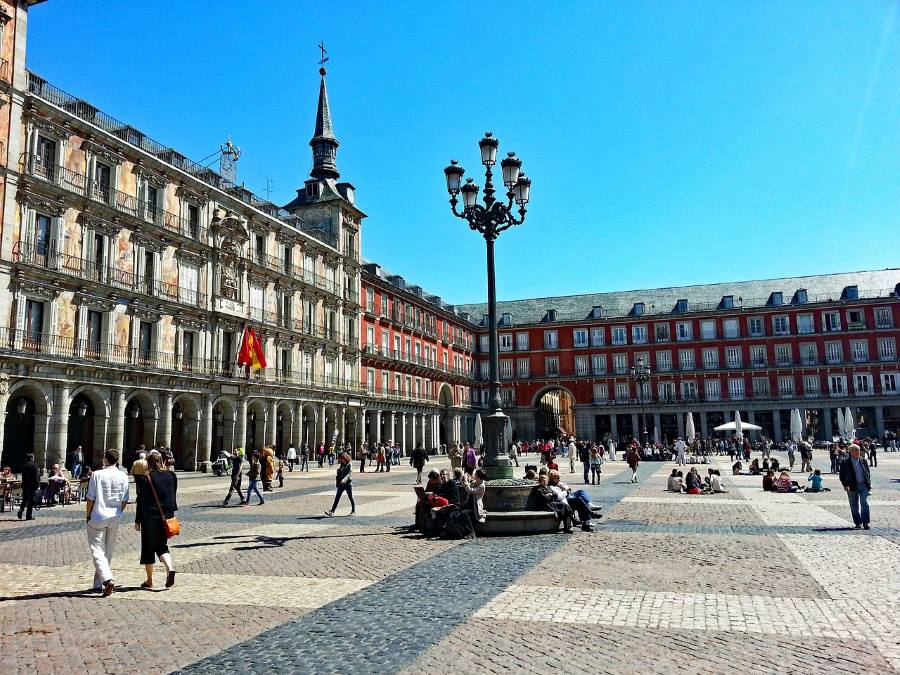 Puerta del Sol and Plaza Mayor