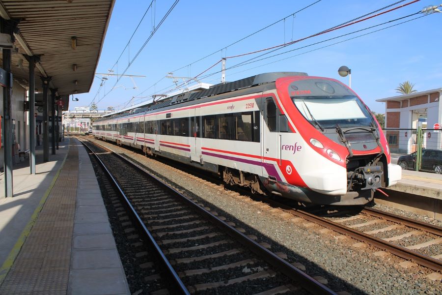 Train service in Spain