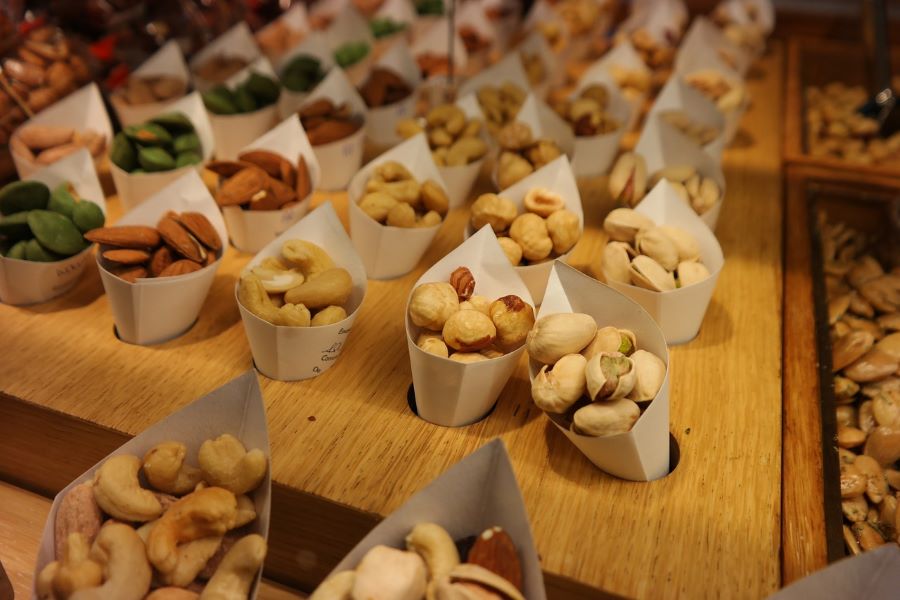 Almonds from Malaga region