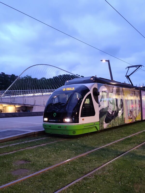 Plenty of local transportation from Bilbao Intermodal station