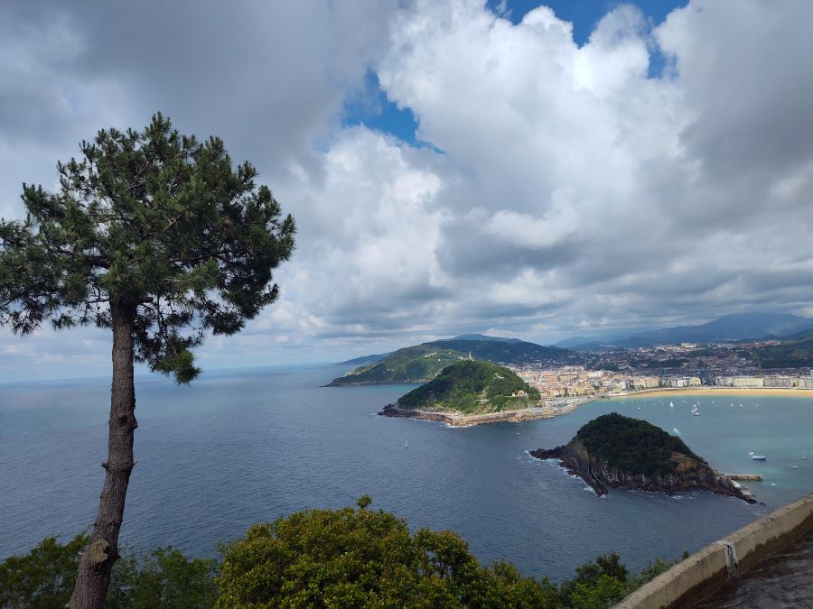 Spectacular views of San Sebastian from Above