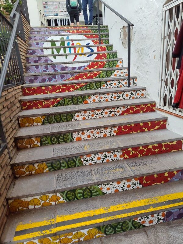 Check out the Flower stairs of Mijas