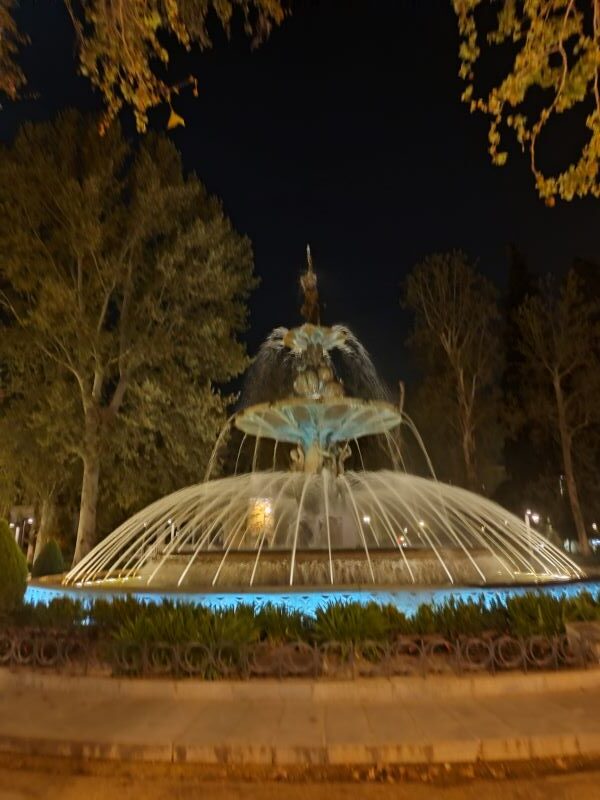 Nighttime fun hanging out at the plazas of Granada