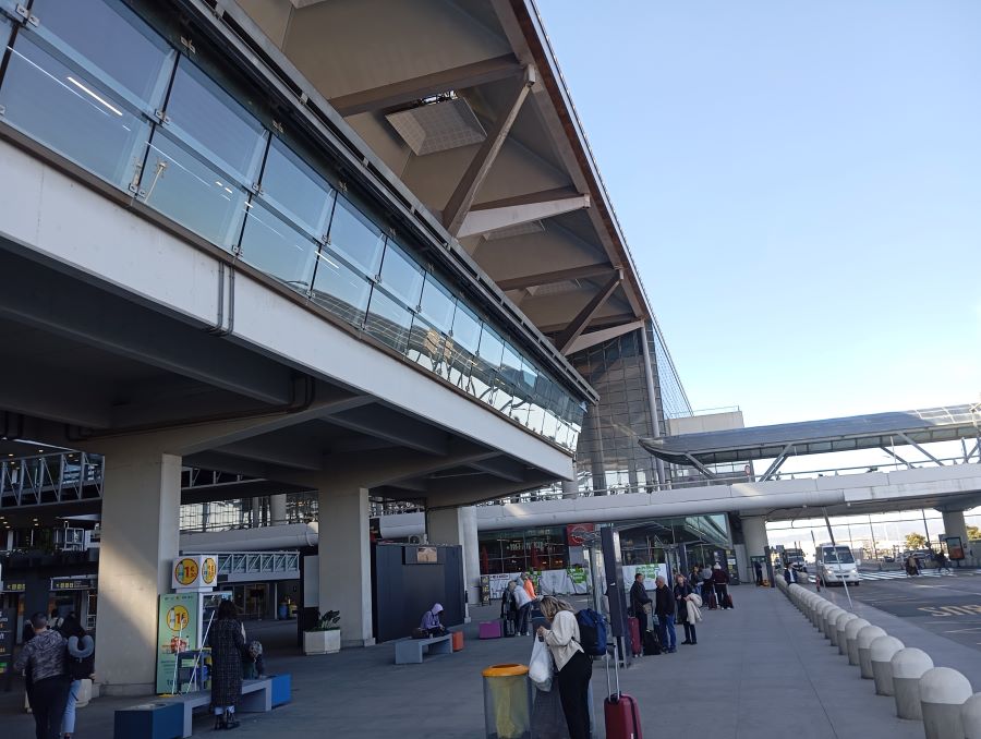 Arrival at the new T3 Terminal