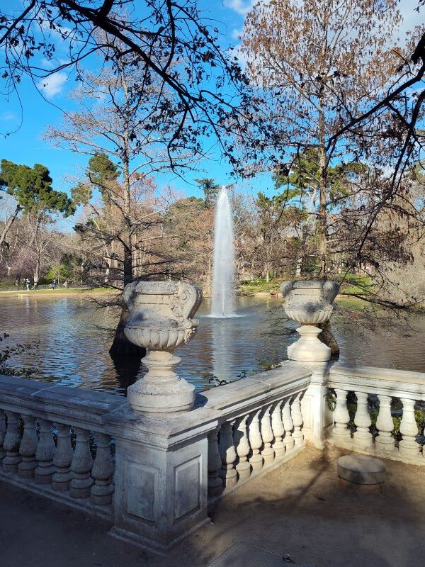 Fountain fronting the Crystal Palace