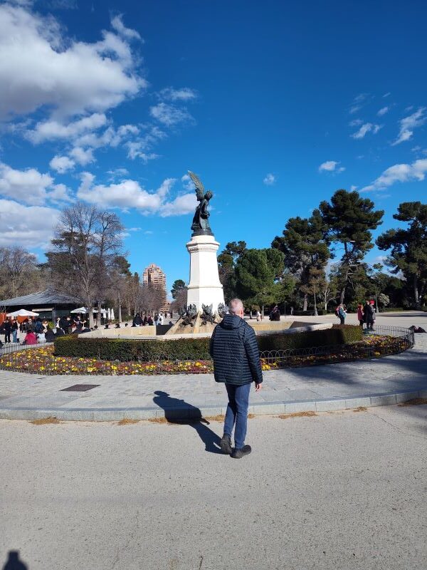 The fallen angel or the devil statue