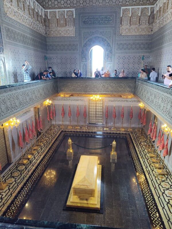 Interior of Mausoleum of Mohammed V