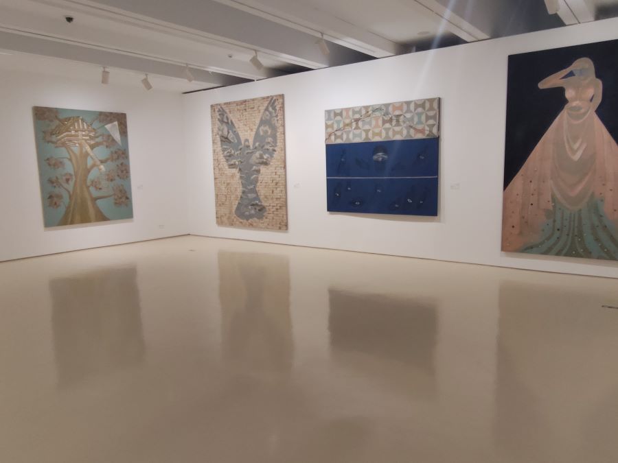 Interior galleries of Mohammed VI Museum of Modern and Contemporary Art