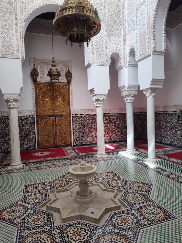 Interior courtyard to the Mausoleum