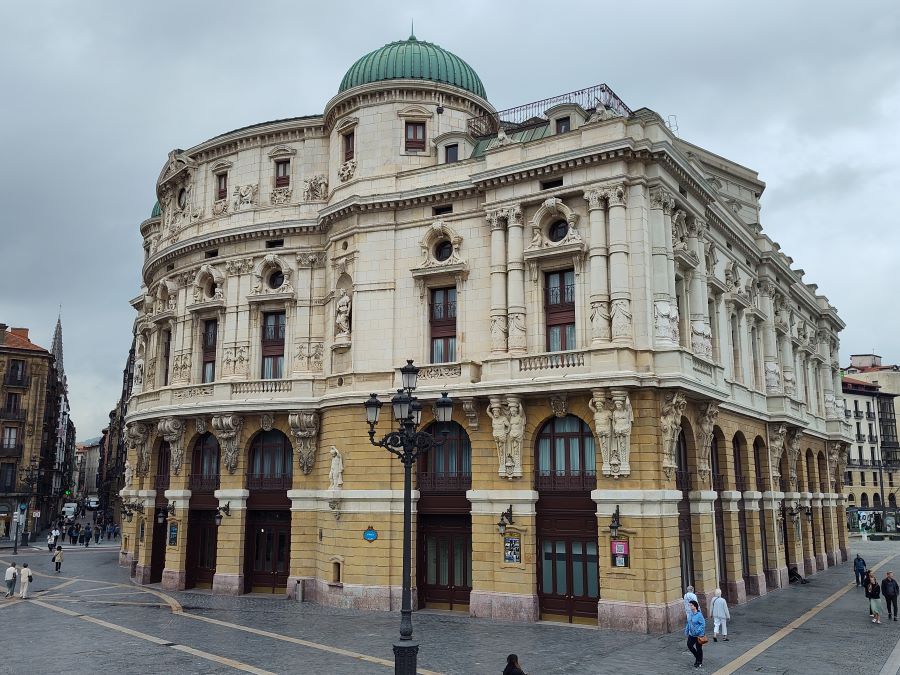 The Opera house at Casco Viejo, the Old Town of Bilbao