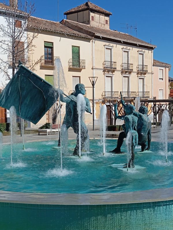 Public squares or plazas around Baza