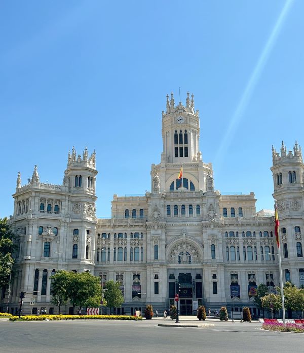 Gorgeous city views from Palacio de Cibeles