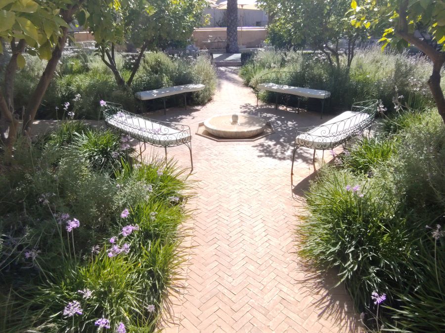 Islamic Garden seating area