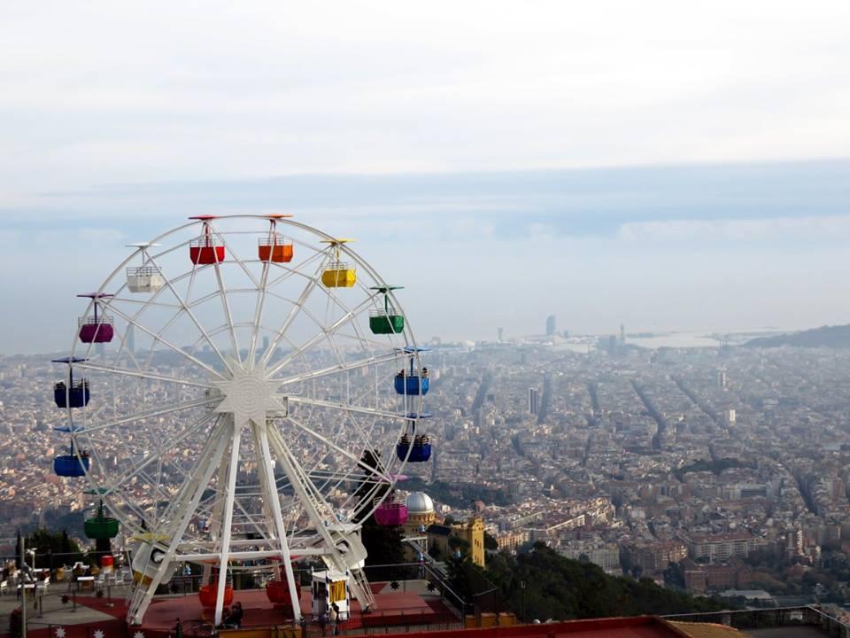 Visit Mount Tibidabo above Barcelona 