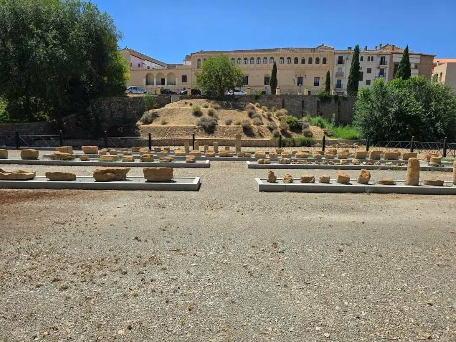 The Roman theater Ruins